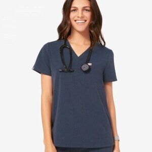 Figs Catarina Scrub Top - Dark Harbor